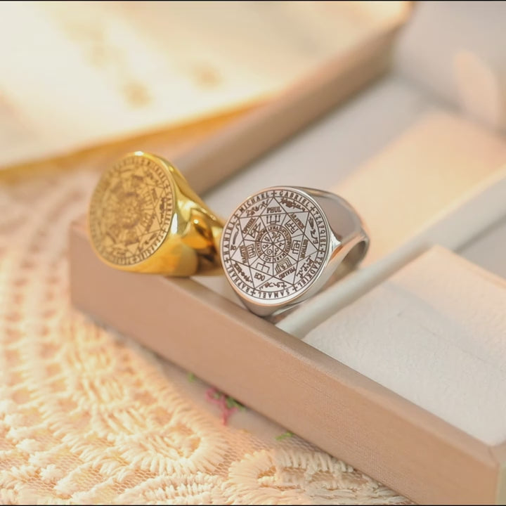 Solomon's Ring of Prosperity - Seven Seals of Protection and Prosperity