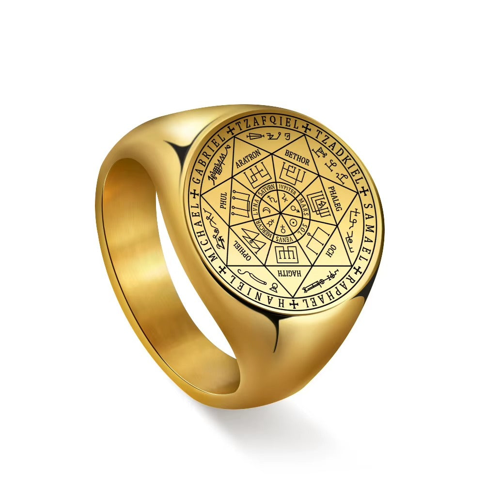 Solomon's Ring of Prosperity - Seven Seals of Protection and Prosperity